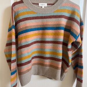 Bohme Striped Crew Neck Sweater size small